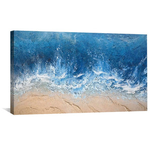 Sea Waves Canvas Art Clock Canvas