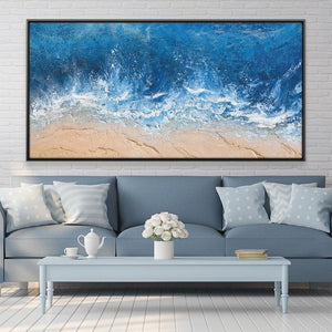 Sea Waves Canvas Art Clock Canvas
