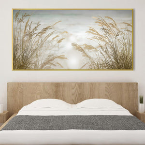 Seagrass Dreams Canvas Art Clock Canvas