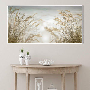 Seagrass Dreams Canvas Art Clock Canvas