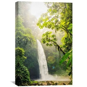 Secret Waterfall Canvas Art Clock Canvas