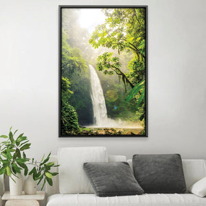 Secret Waterfall Canvas Art Clock Canvas