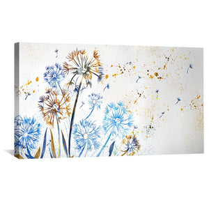 Seeds in the Wind Canvas Art Clock Canvas