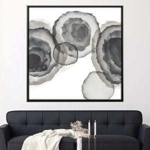 Serene Oscillations Canvas Art Clock Canvas