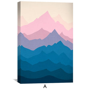 Serenity Landscape Canvas Art Clock Canvas