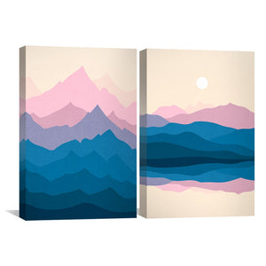 Serenity Landscape Canvas Art Clock Canvas