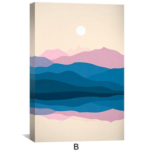 Serenity Landscape Canvas Art Clock Canvas