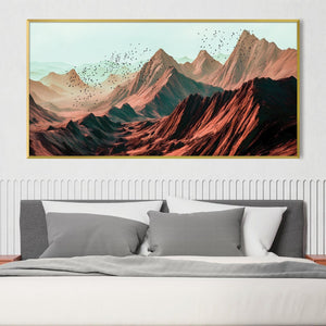 Serenity Ridge Canvas Art Clock Canvas
