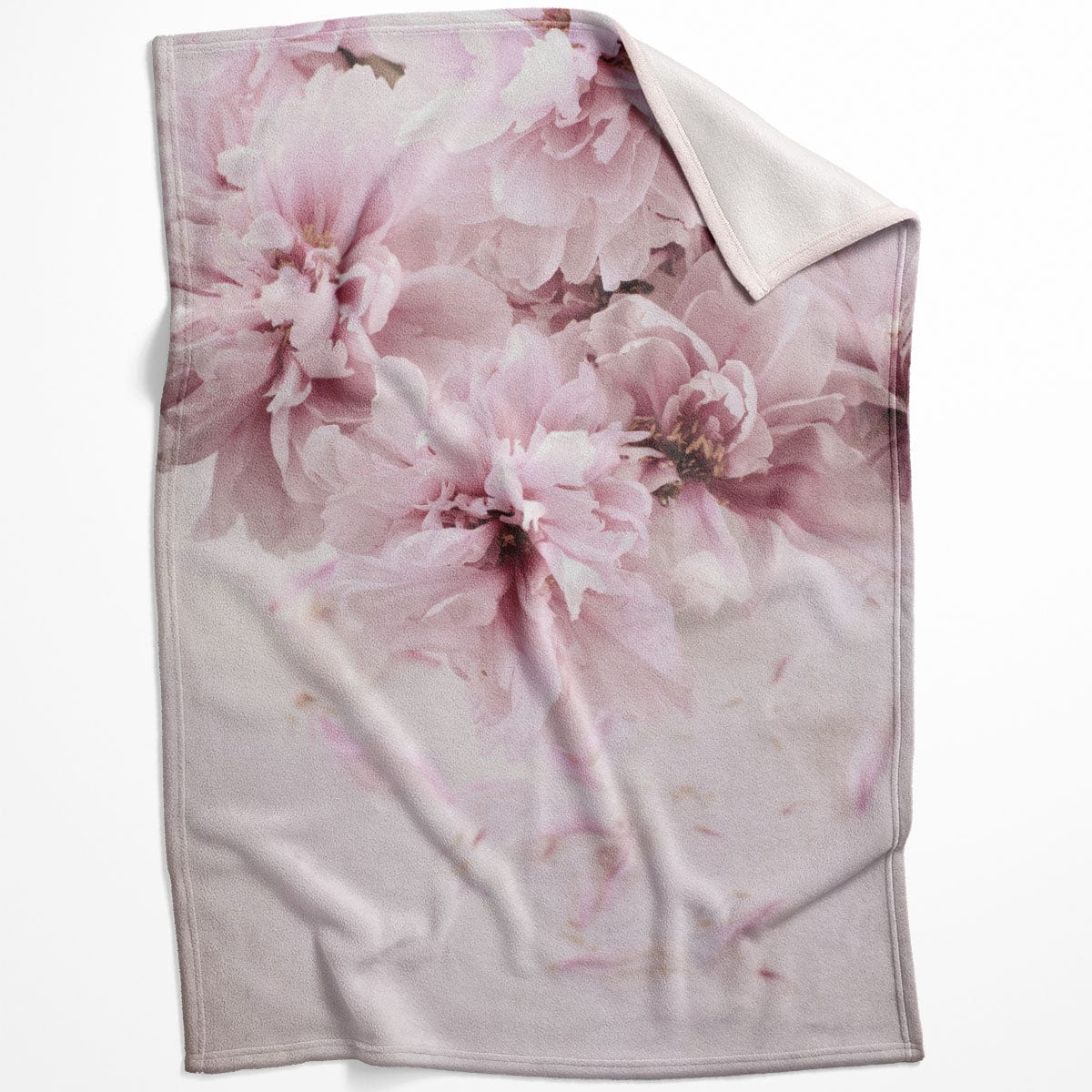 Shaded Pink Blanket Blanket 75 x 100cm Clock Canvas