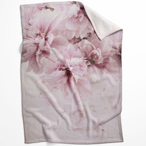 Shaded Pink Blanket Blanket 75 x 100cm Clock Canvas