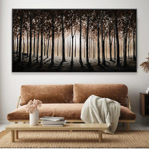 Shadowrise Canvas Art 20 x 10in / Canvas Clock Canvas