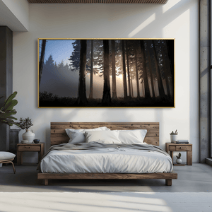 Shadows and Sunfire Canvas Art Clock Canvas