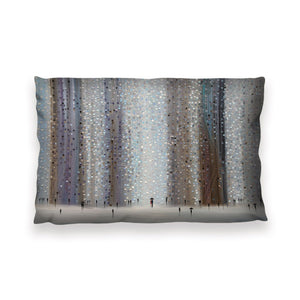Shadows of the Rain Pillow Cushion 13 x 19in Clock Canvas