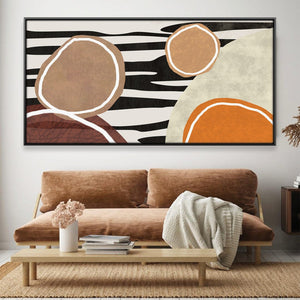 Shapes Within Shapes Canvas Art Clock Canvas