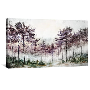Shrouded Serenity Canvas Art Clock Canvas