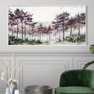 Shrouded Serenity Canvas Art Clock Canvas