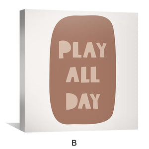 Sibling Bonds Canvas Art Clock Canvas