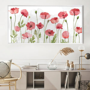 Simple Garden Canvas Art Clock Canvas