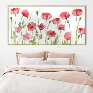 Simple Garden Canvas Art Clock Canvas