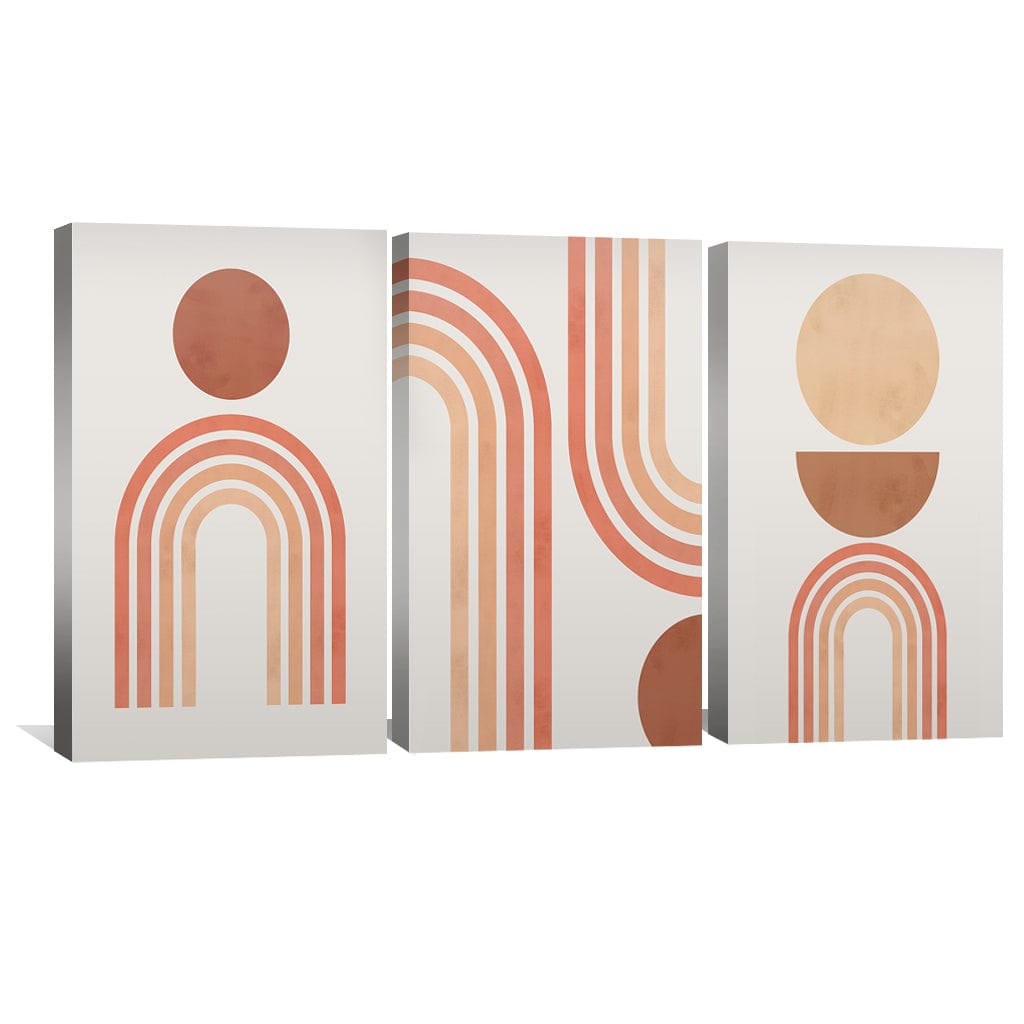 Simple Shapes Canvas Art Clock Canvas