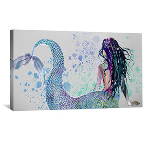 Siren's Soliloquy Canvas Art Clock Canvas