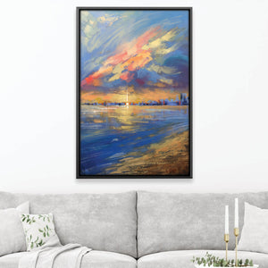Skies Above Canvas Art 12 x 18in / Canvas Clock Canvas
