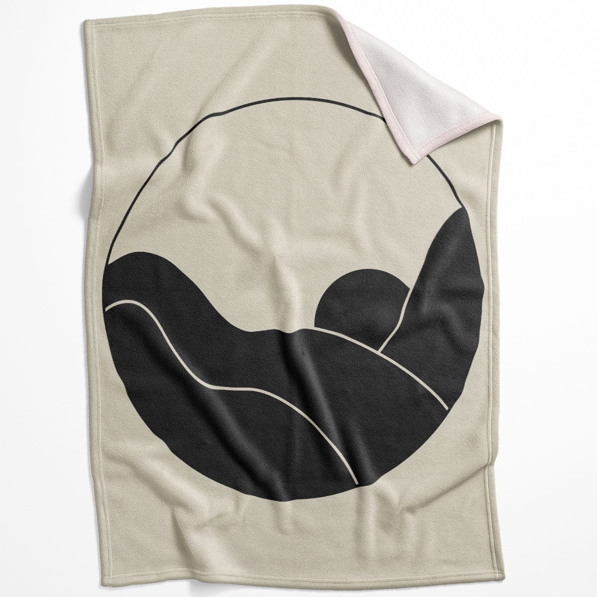 Sky Cycle B Blanket Blanket 75 x 100cm Clock Canvas