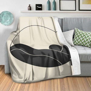 Sky Cycle B Blanket Blanket Clock Canvas