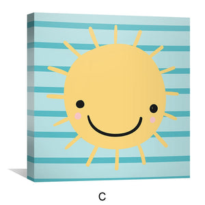 Sky Full of Joy Canvas Art Clock Canvas