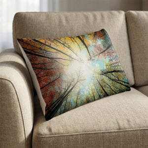 Skyward Radiance Cushion Cushion 13 x 19in Clock Canvas