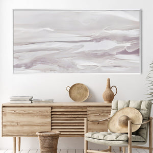 Slate Symphony Canvas Art Clock Canvas