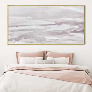 Slate Symphony Canvas Art Clock Canvas