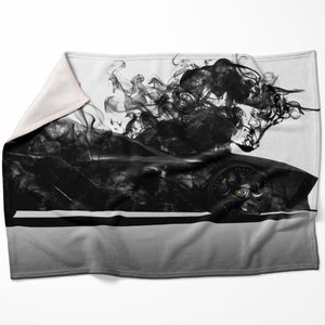 Smoke Screen Speed Blanket Blanket 75 x 100cm Clock Canvas