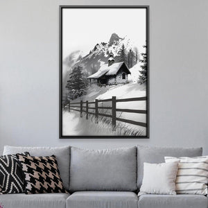 Snowlight Keep Canvas Art 12 x 18in / Canvas Clock Canvas