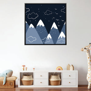 Snowy Dreams Canvas Art Clock Canvas