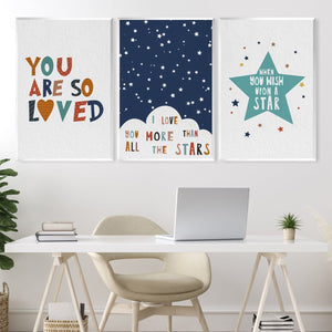 So Loved Canvas Art Clock Canvas