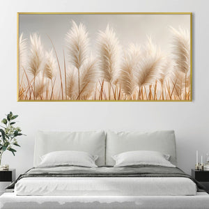 Soft Field Breeze Canvas Art Clock Canvas