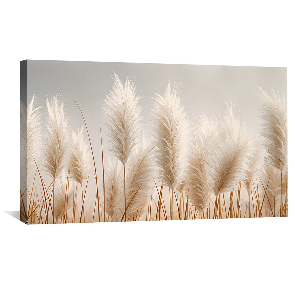 Soft Field Breeze Canvas Art Clock Canvas