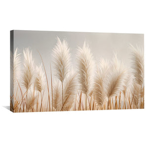 Soft Field Breeze Canvas Art Clock Canvas