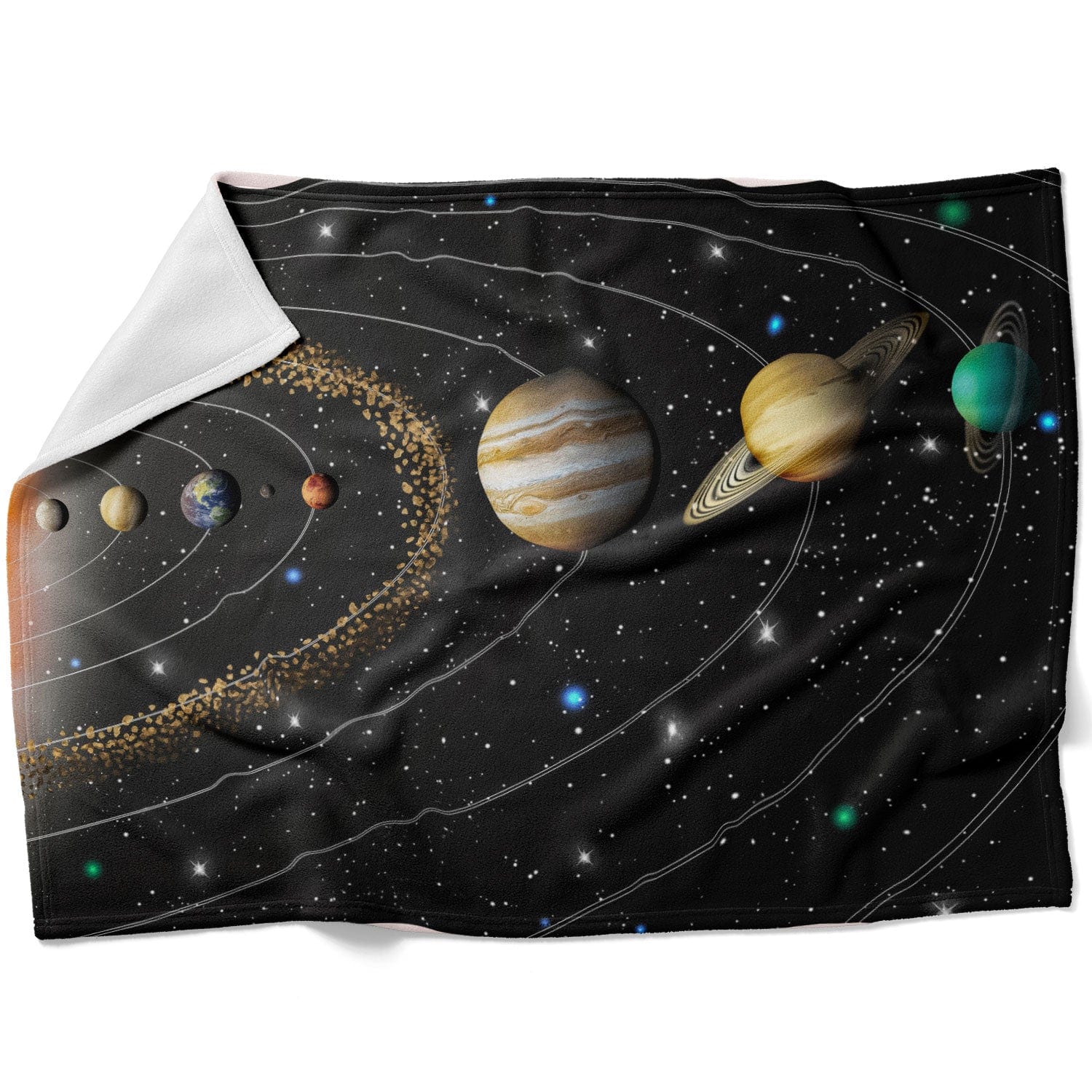Solar Order Blanket Blanket 75 x 100cm Clock Canvas