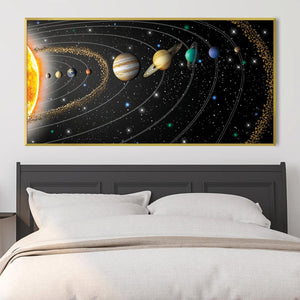 Solar Order Canvas Art Clock Canvas