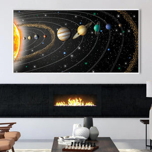 Solar Order Canvas Art Clock Canvas