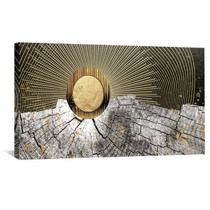 Solar Reverberations Canvas Art Clock Canvas