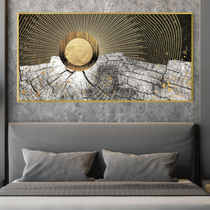 Solar Reverberations Canvas Art Clock Canvas