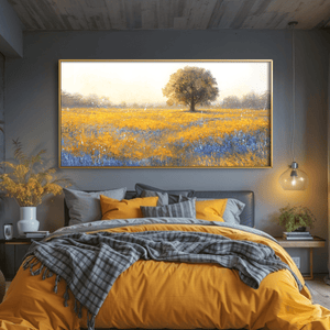 Solitude Maple Canvas Art Clock Canvas