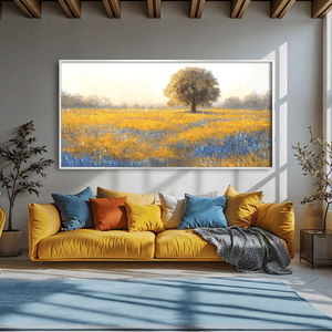 Solitude Maple Canvas Art Clock Canvas