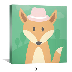 Sophisticated Safari Canvas Art Clock Canvas