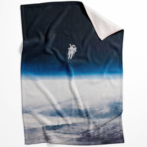 Space Float Blanket Blanket 75 x 100cm Clock Canvas