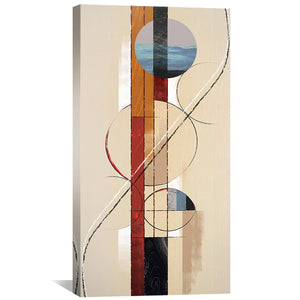 Spectral Bands Canvas Art Clock Canvas