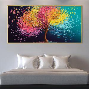 Spectrum Canopy Canvas Art Clock Canvas